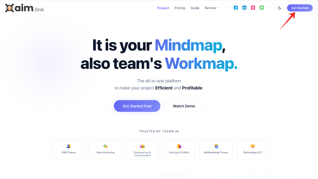 aim.link - The Future of Project Management